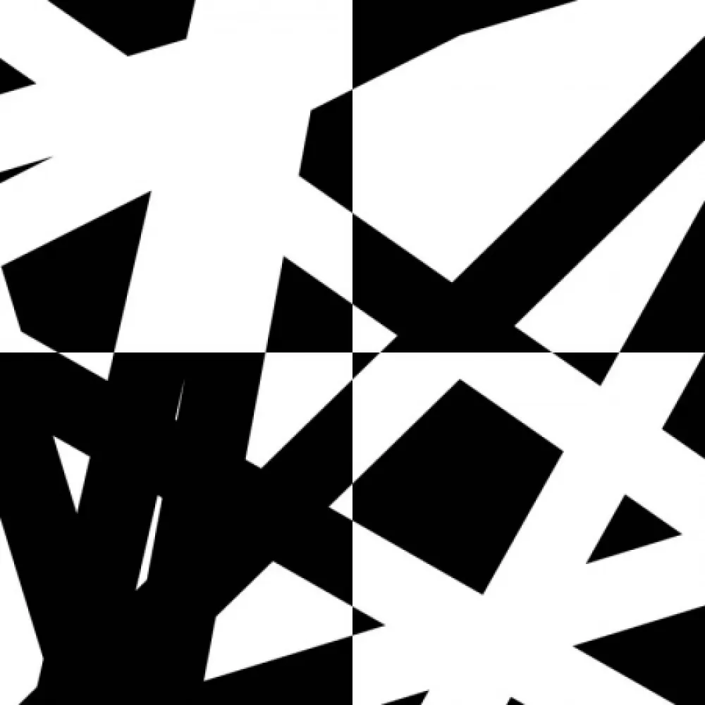 リトグラフ Morellet - Pis & plis