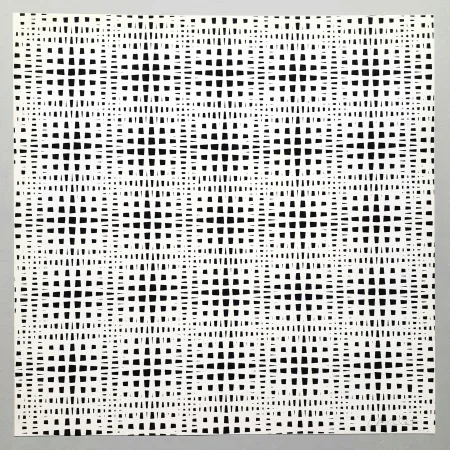 シルクスクリーン Morellet - Senza titolo