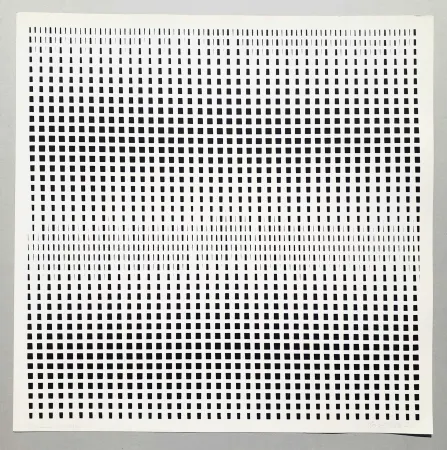 シルクスクリーン Morellet - Senza titolo