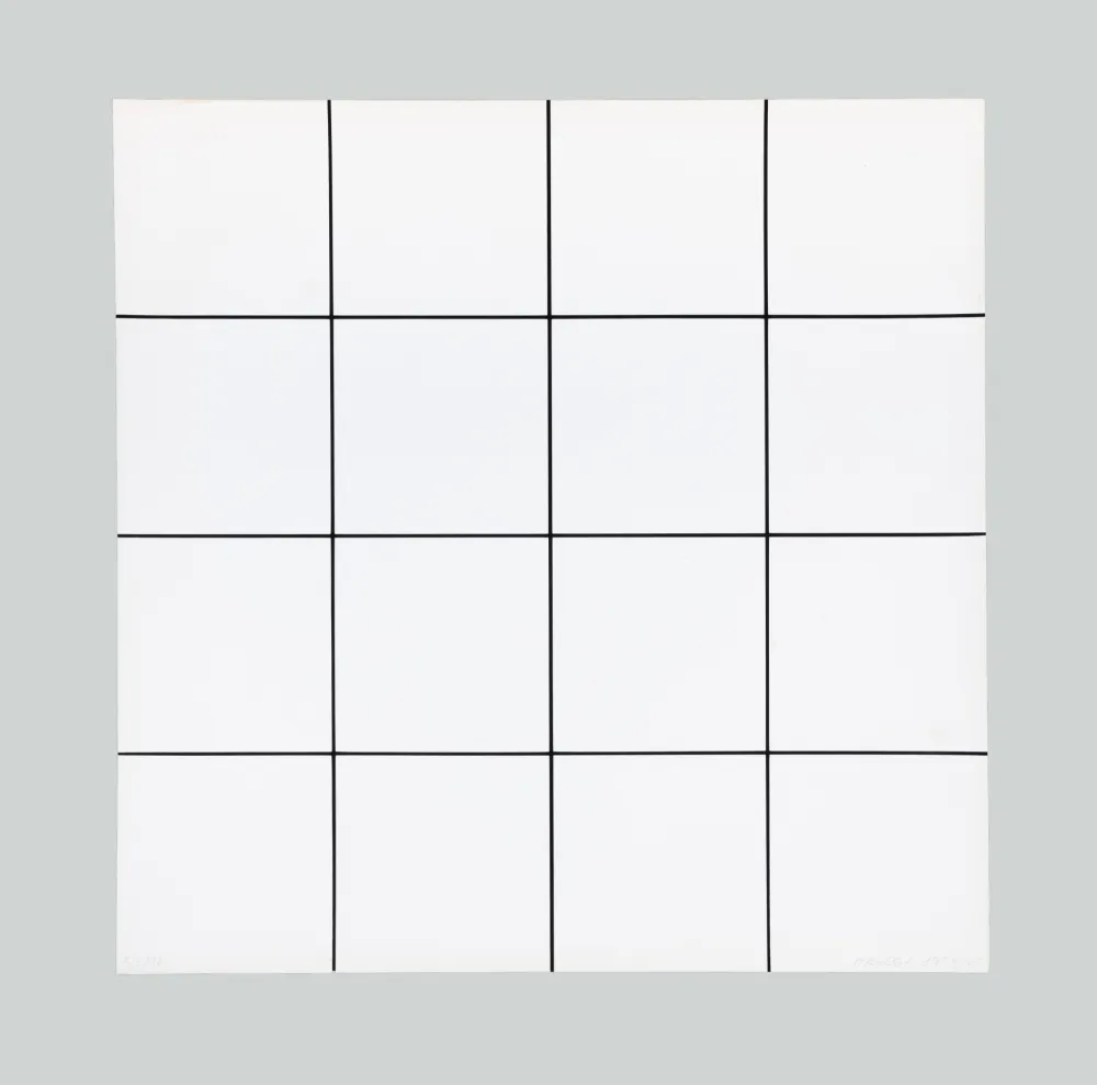 シルクスクリーン Morellet - Tavola 2