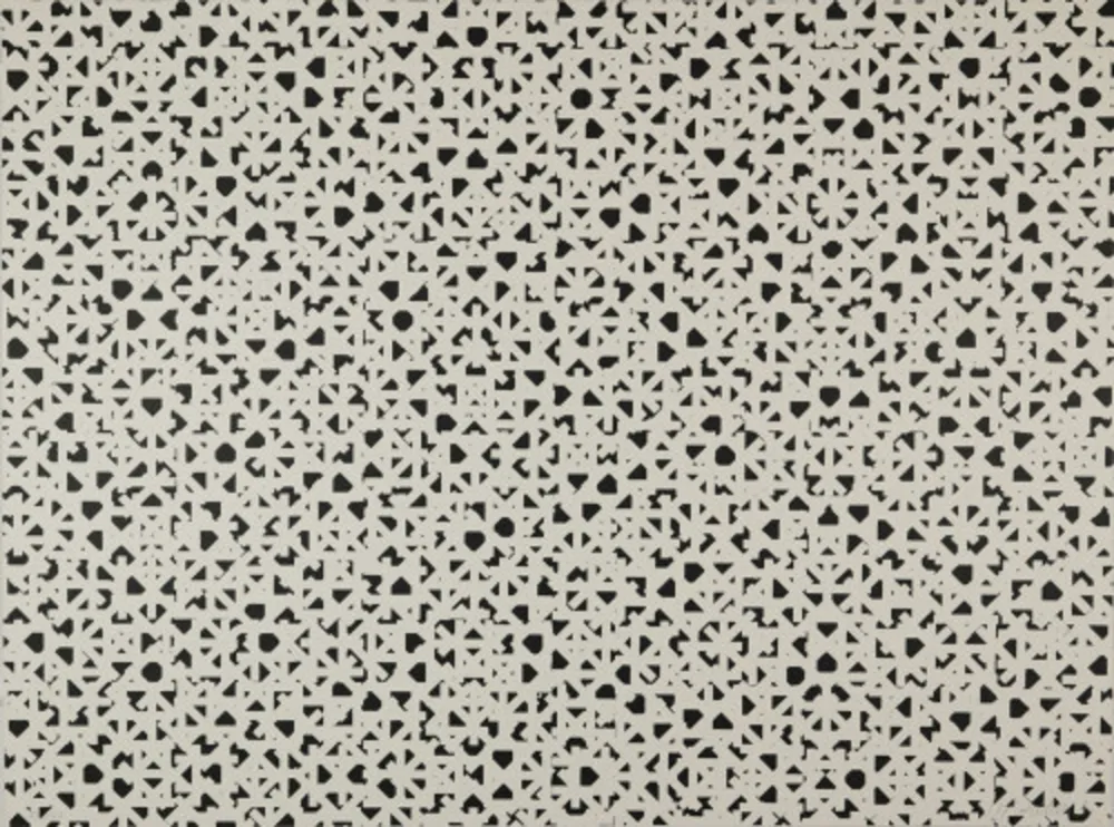 シルクスクリーン Morellet - Trames