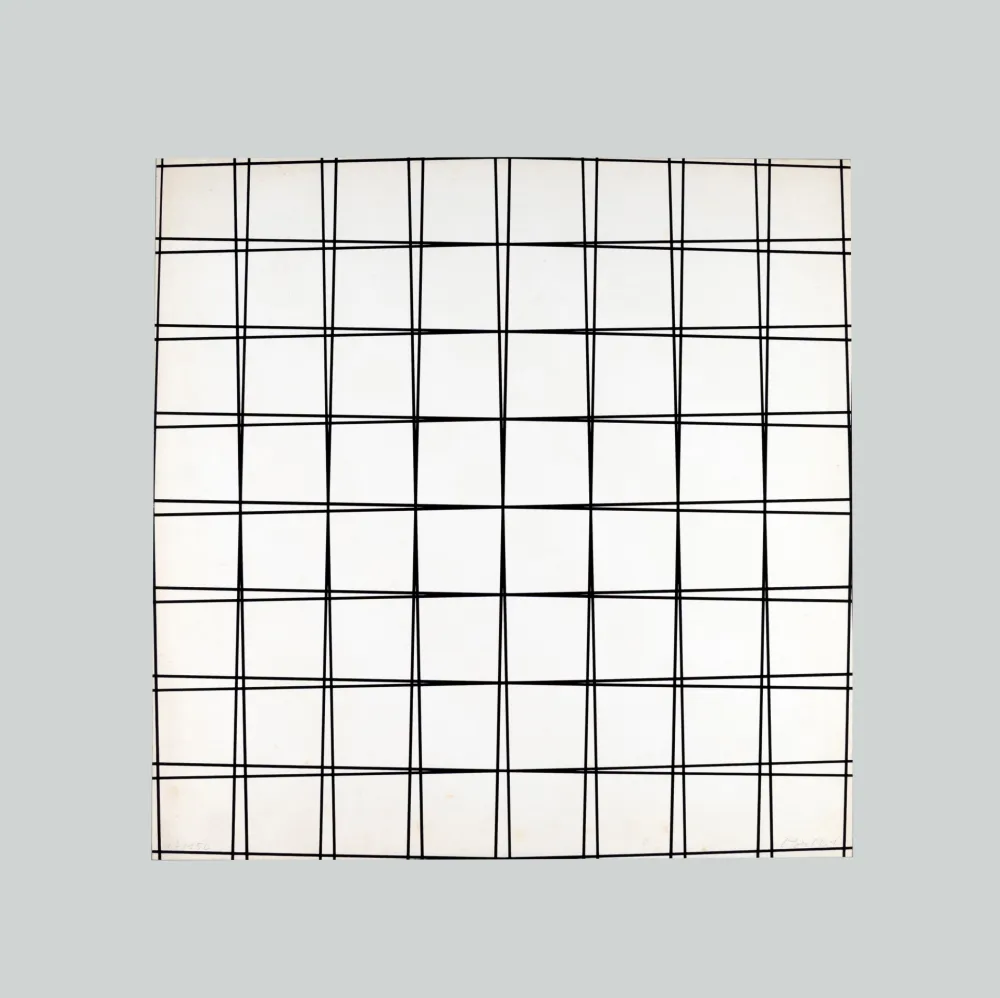 シルクスクリーン Morellet - Trames