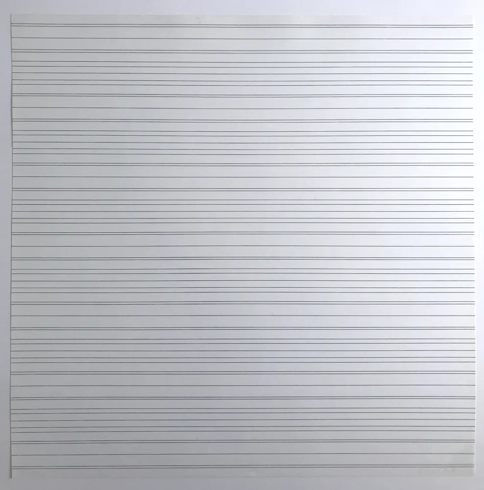 シルクスクリーン Morellet - Trames interférentes