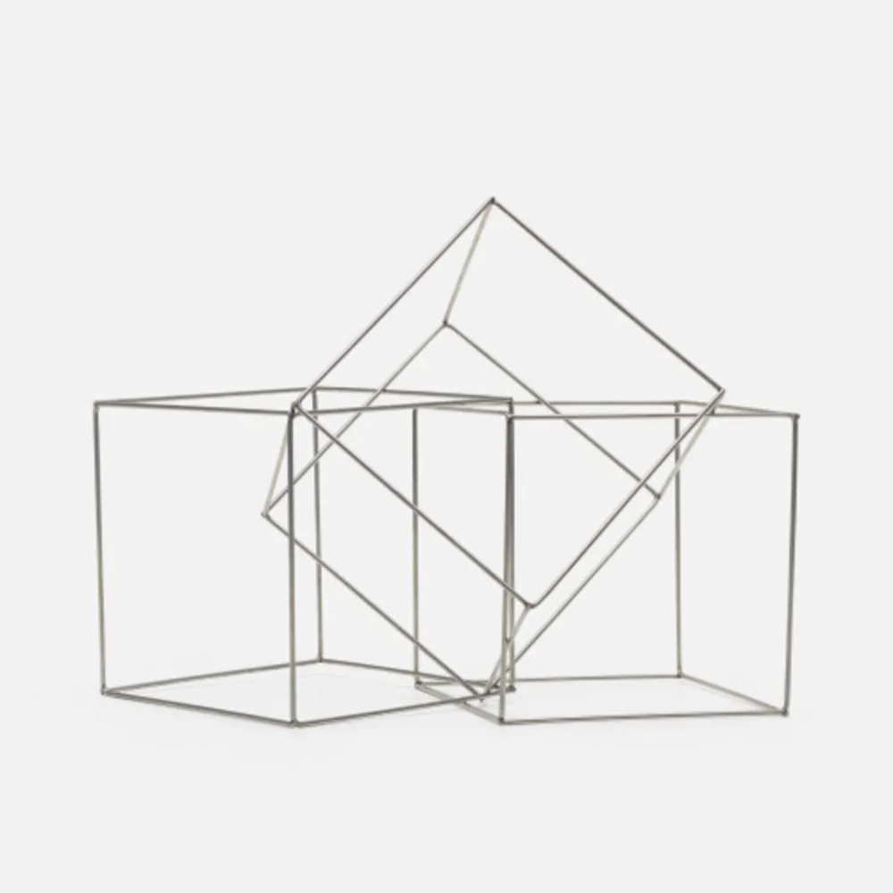 多数の Morellet - Trois cubes imbriqués