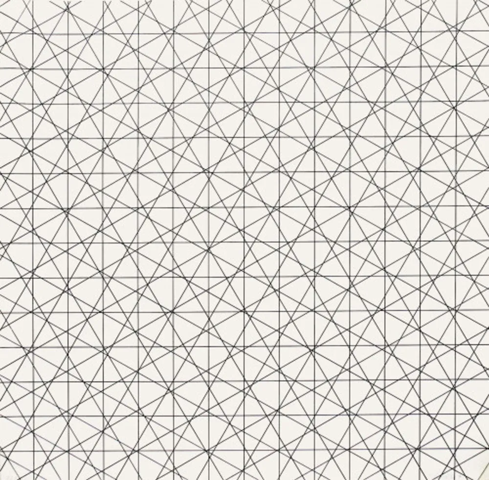 リトグラフ Morellet - Untitled