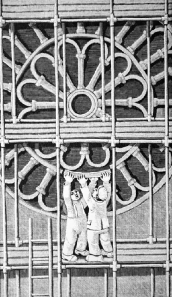 木版 Morena - Il restauro