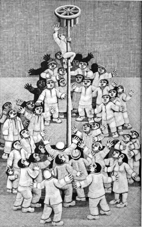 木版 Morena - L'albero della cuccagna