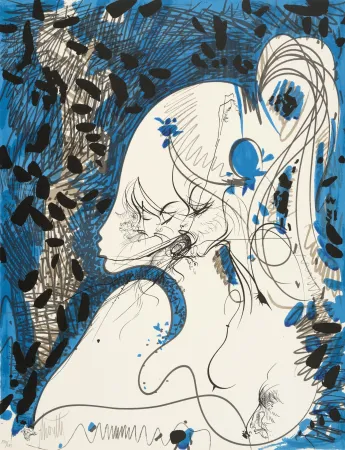 挿絵入り本 Moretti - La Rue Saint-Denis. 