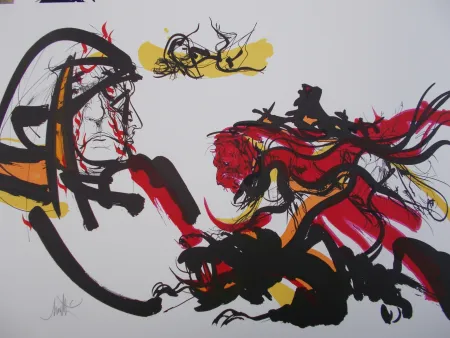 リトグラフ Moretti - Monstre,Peste,Ulcére