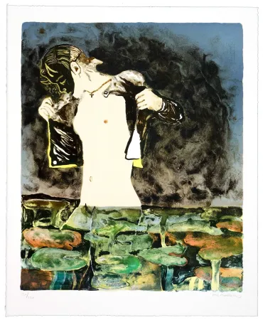 リトグラフ Mørkeberg - Sans Titre