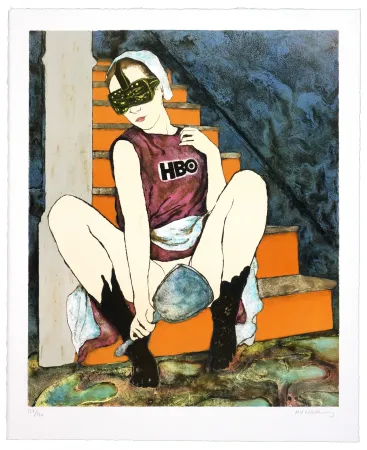 リトグラフ Mørkeberg - Sans titre