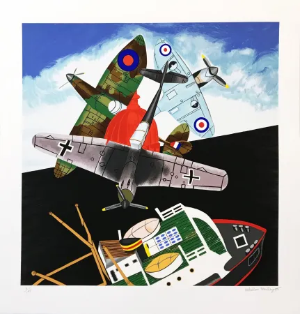 シルクスクリーン Morley - BATTLE OF BRITAIN