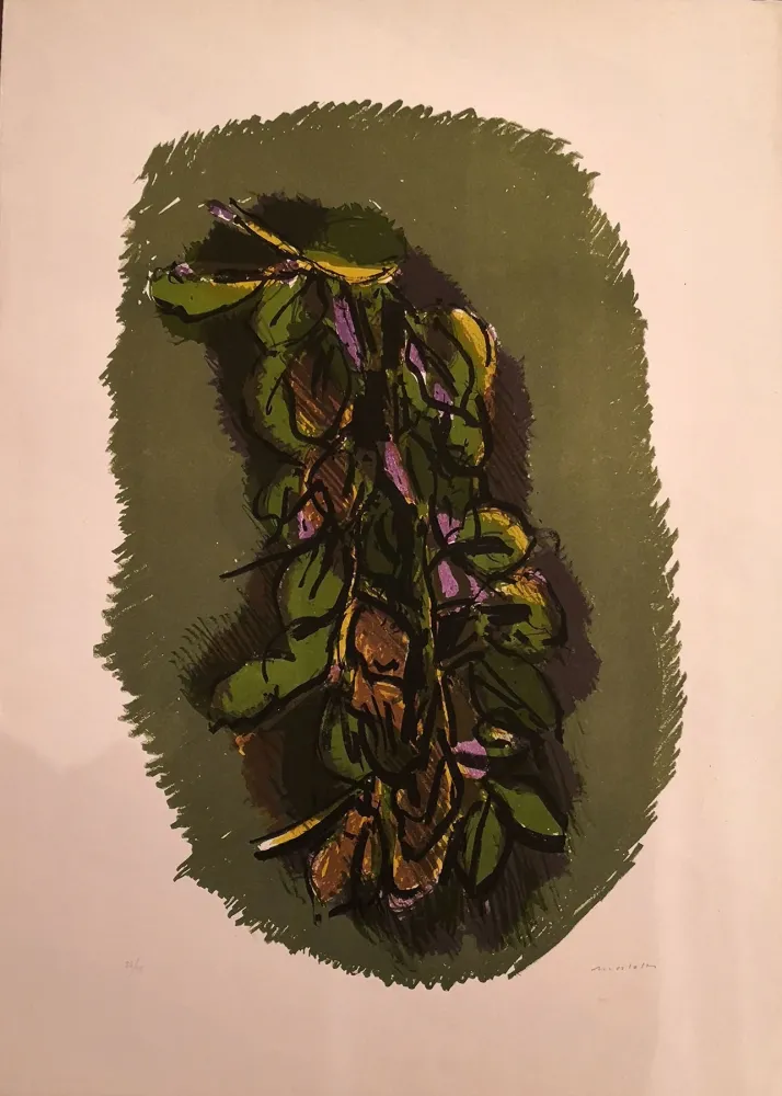 リトグラフ Morlotti - Foglie