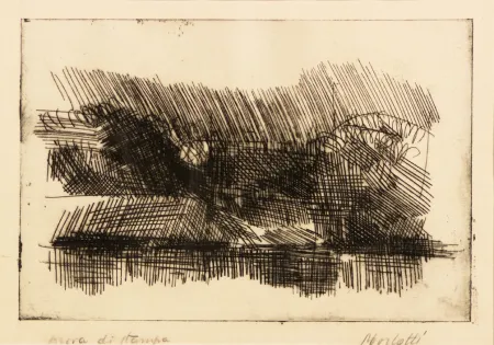 彫版 Morlotti - SENZA TITOLO