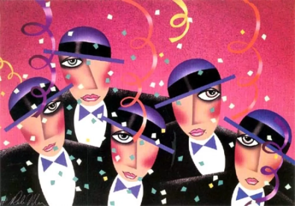 リトグラフ Morris - Cast Party