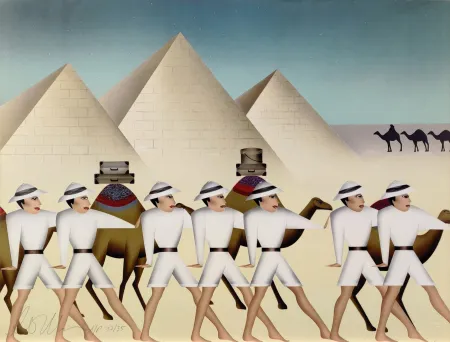 リトグラフ Morris - LAND OF PHAROAHS