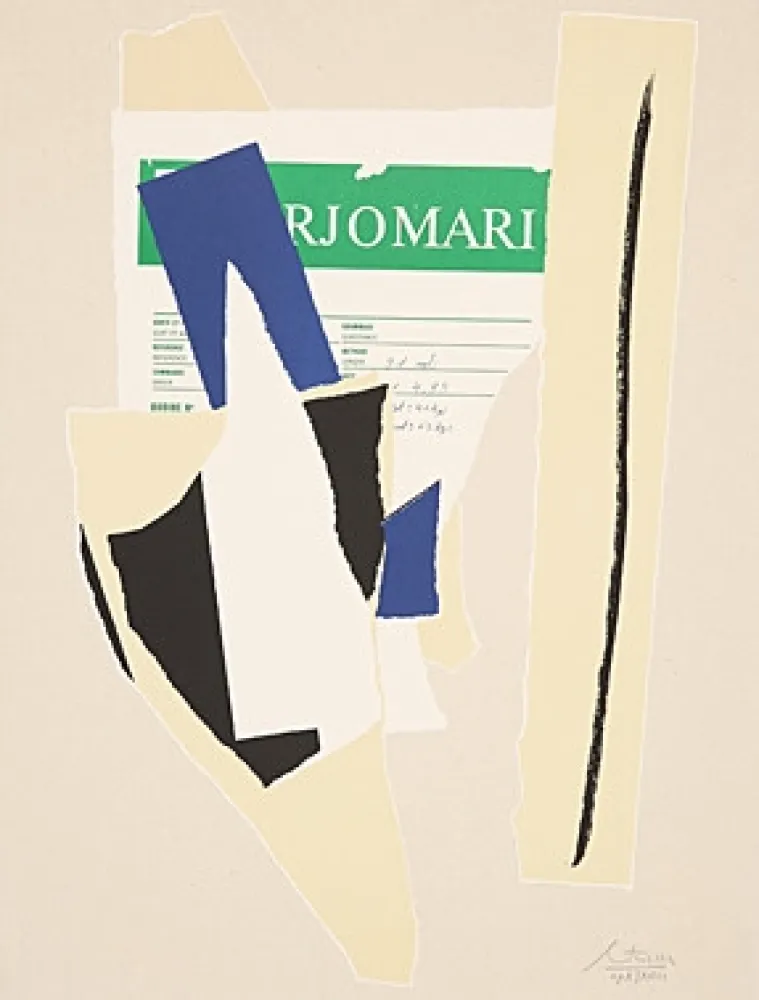 リトグラフ Motherwell - America - La France Variations IX