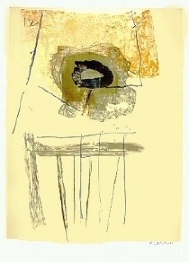 リトグラフ Motherwell - Chair