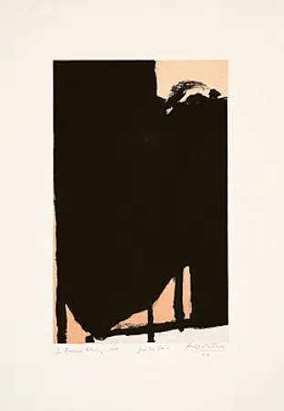 エッチングと　アクチアント Motherwell - Elegy Fragment II