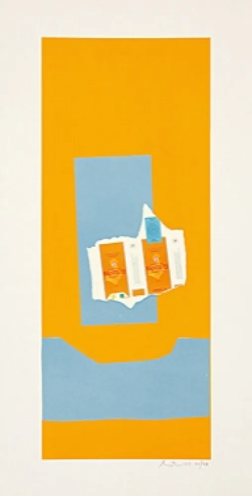 リトグラフ Motherwell - Harvest, with Blue Shadow