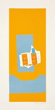 リトグラフ Motherwell - Harvest, with Blue Shadow