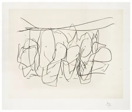 リトグラフ Motherwell - Mexico City personages no.2