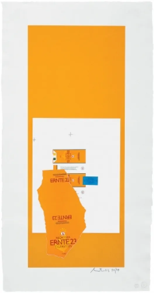 リトグラフ Motherwell - Summer Light Series: Harvest With Leaf