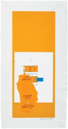 リトグラフ Motherwell - Summer Light Series: Harvest With Leaf