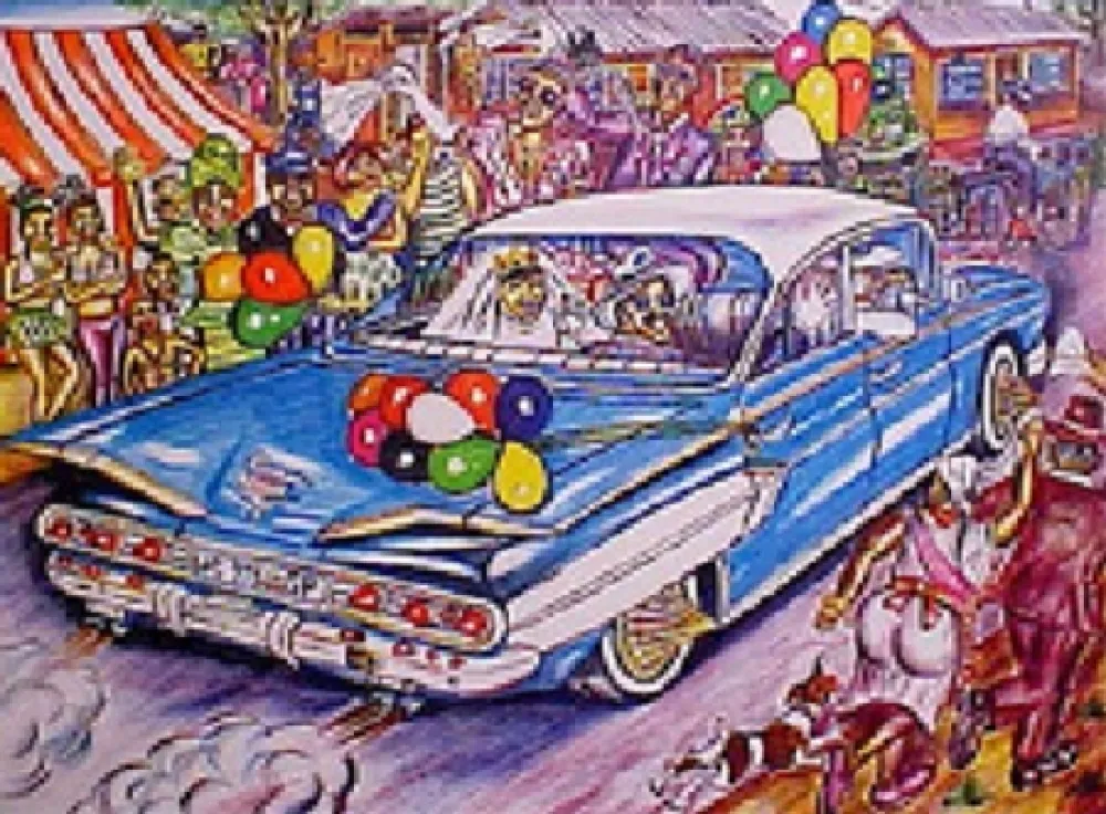 リトグラフ Motswai - Cadillac