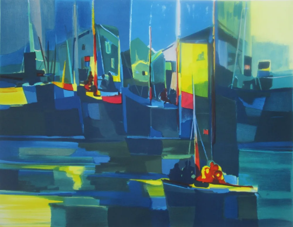 リトグラフ Mouly - Composition