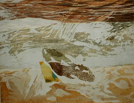 リノリウム彫版 Moy - Timeless Imprints