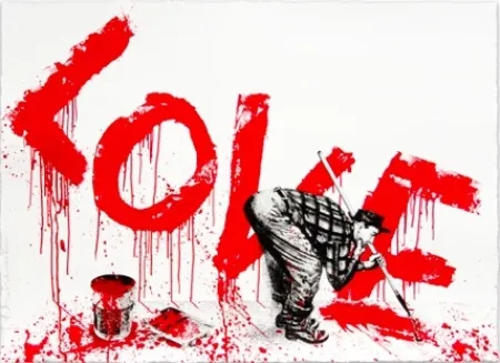 シルクスクリーン Mr Brainwash - All You Need Is, 2018  