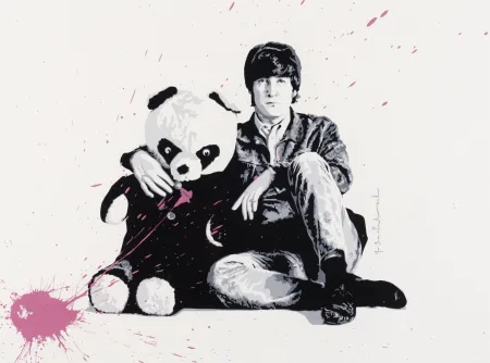 シルクスクリーン Mr Brainwash - All you need is love