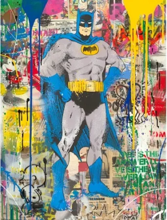 シルクスクリーン Mr Brainwash - Batman, 2019  