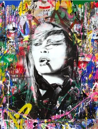 シルクスクリーン Mr Brainwash - Brigitte Bardot, 2018 