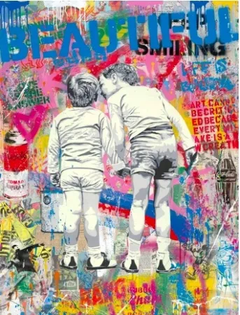 シルクスクリーン Mr Brainwash - Brother's Advice, 2020