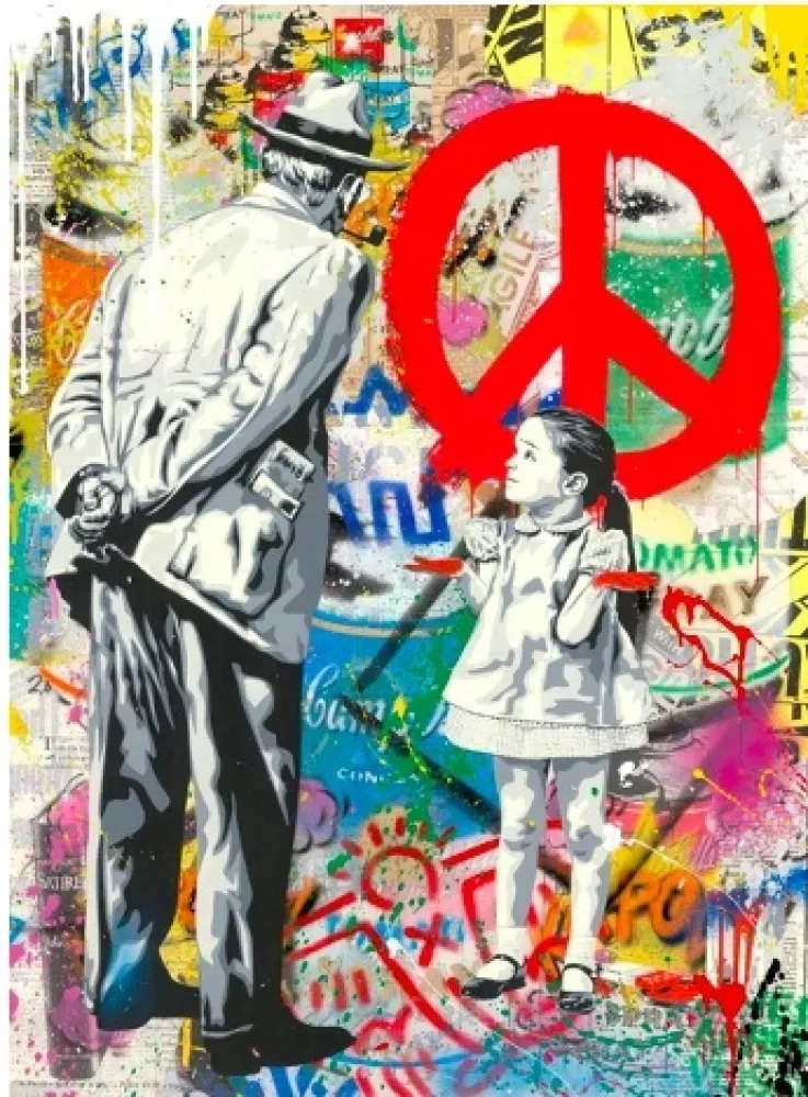 シルクスクリーン Mr. Brainwash - Caught Red-Handed, 2020 