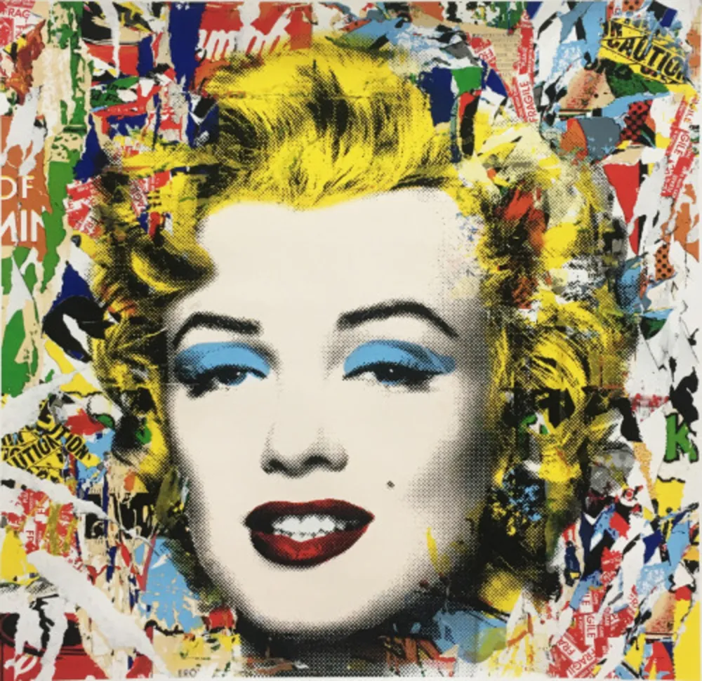 シルクスクリーン Mr. Brainwash - Collage from Marilyn POPfolio