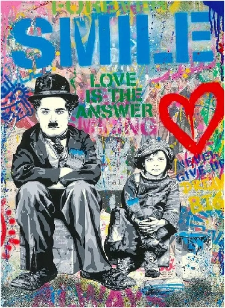 シルクスクリーン Mr Brainwash - Day Dreaming, 2020 