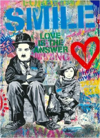 シルクスクリーン Mr Brainwash - Day Dreaming, 2020 