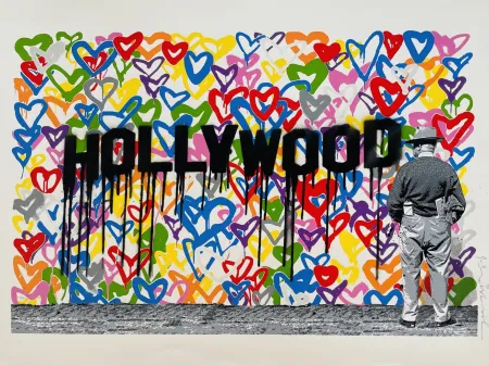 シルクスクリーン Mr Brainwash - Hollywood