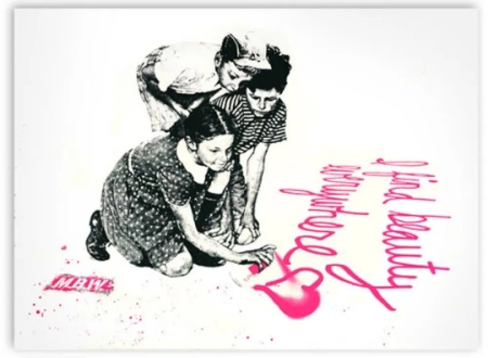 シルクスクリーン Mr. Brainwash - I Find Beauty Everywhere