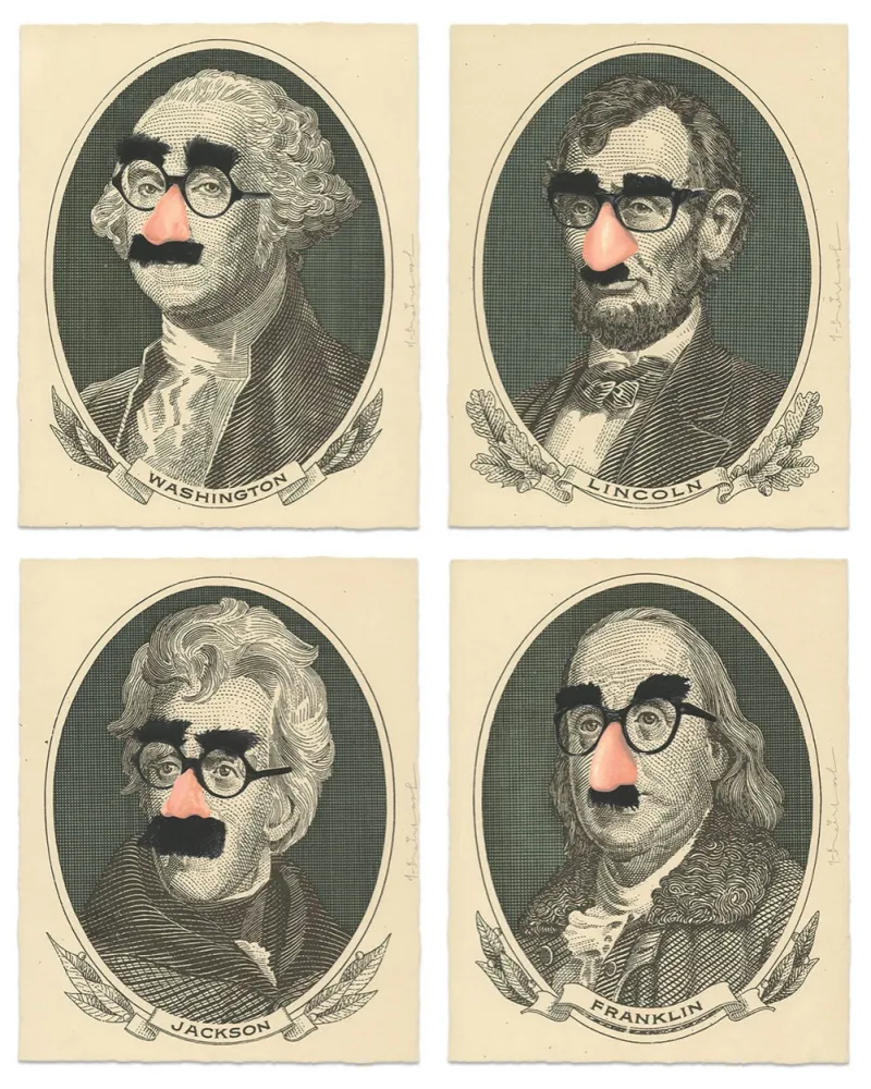 シルクスクリーン Mr. Brainwash - INCOGNITO