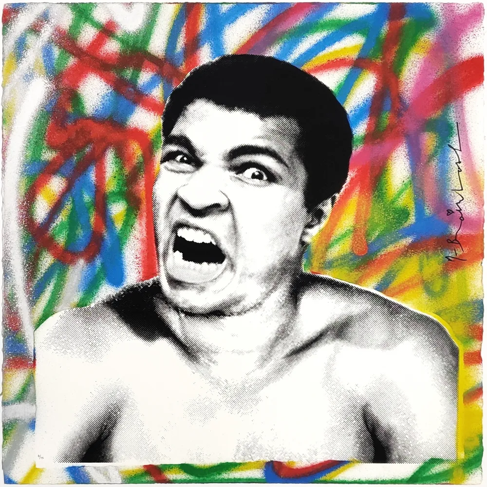 シルクスクリーン Mr. Brainwash - LEGENDARY ALI