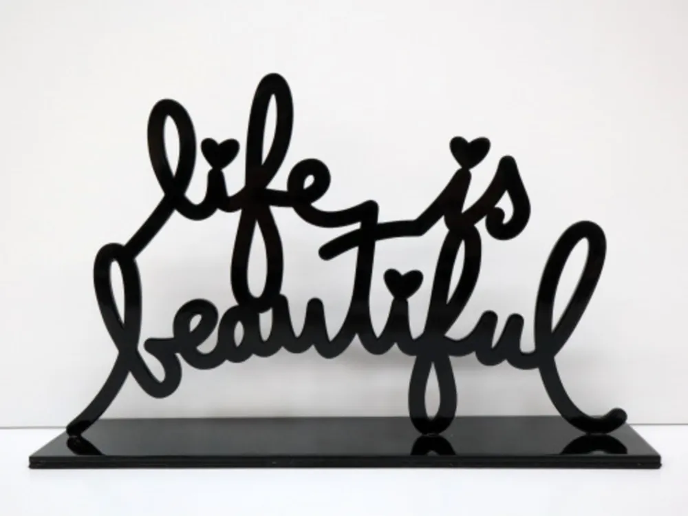 多数の Mr. Brainwash - Life is Beautiful (Black)