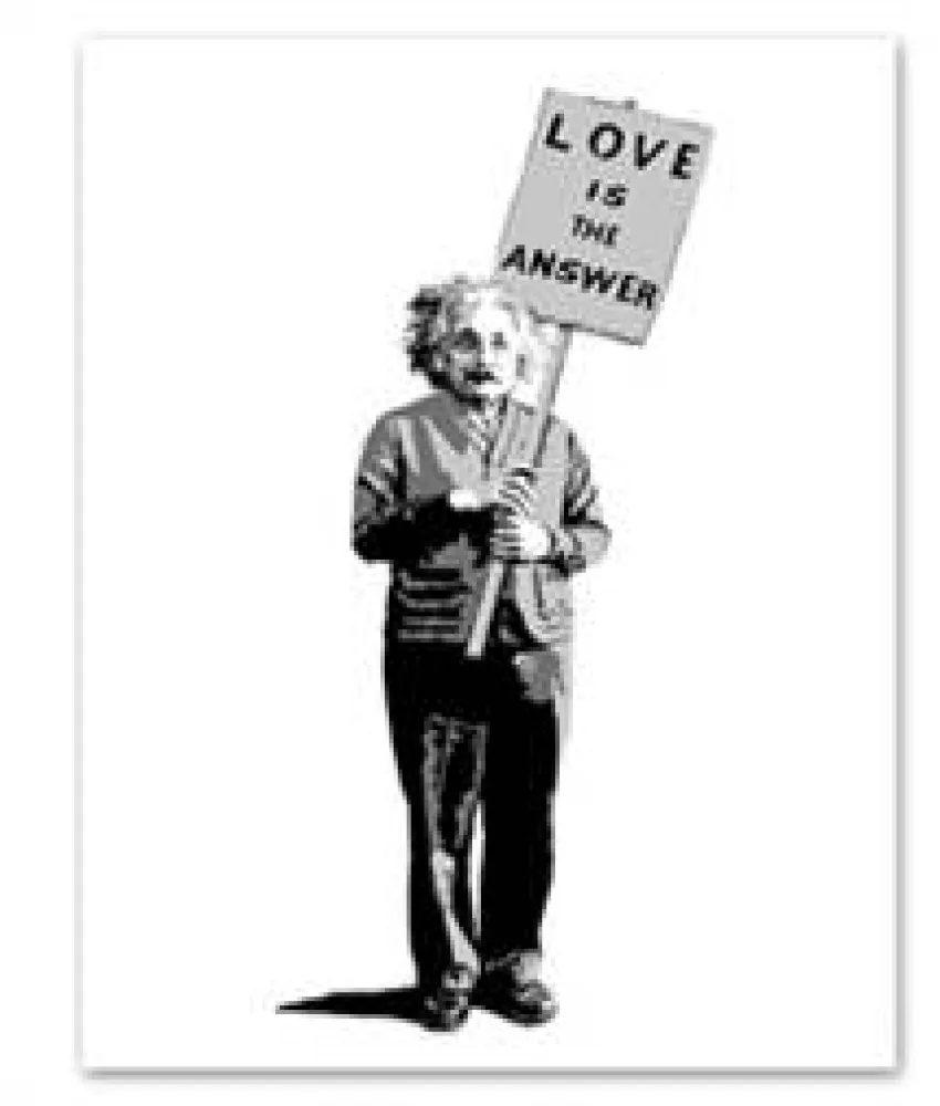 シルクスクリーン Mr. Brainwash - Love is the Answer