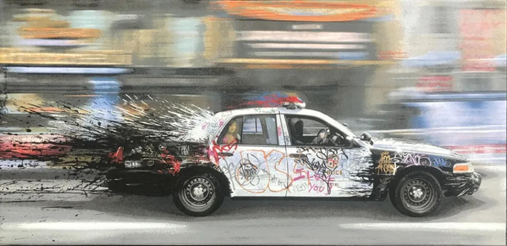 技術的なありません Mr. Brainwash - Metro Polisa (Canvas)