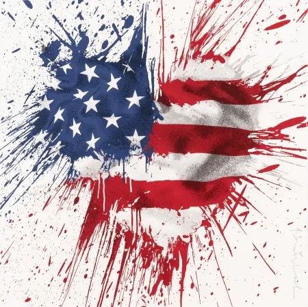 シルクスクリーン Mr Brainwash - Moment of silence