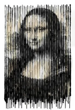 シルクスクリーン Mr. Brainwash - Mona Linesa