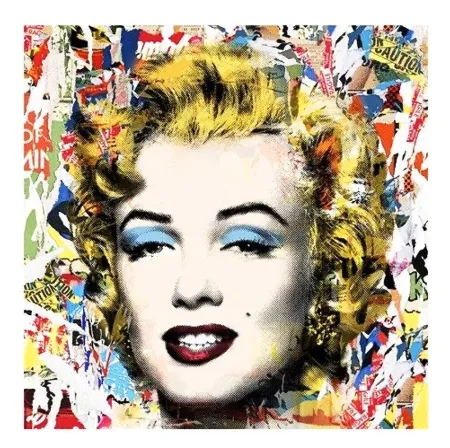 シルクスクリーン Mr Brainwash - Monroe POPfolio - Collage
